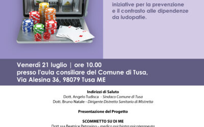 Presentazione del Progetto SCOMMETTO SU DI ME