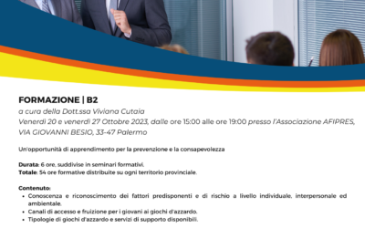 Formazione B2 a Palermo – Scommetto su di me