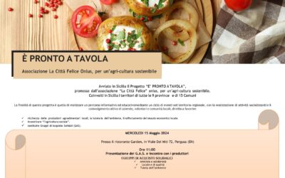 Sostenibilità e gruppi di acquisto solidale a Pergusa con il progetto “È pronto a tavola”