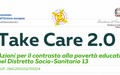 AVVISO DI PARTECIPAZIONE al progetto Take Care 2.0 – Azioni per il contrasto alla povertà educativa nel Distretto socio-sanitario 13