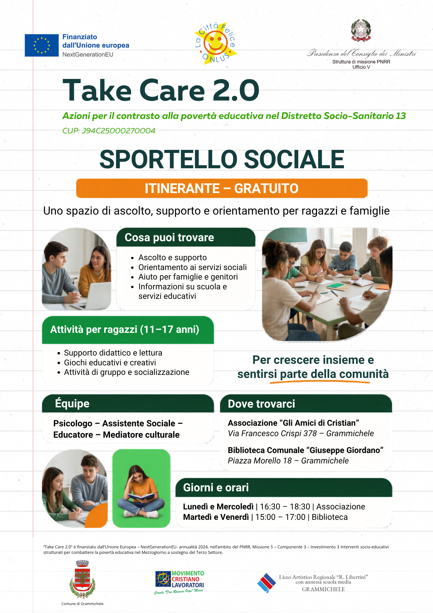 Locandina Take Care 2.0 Grammichele (1)